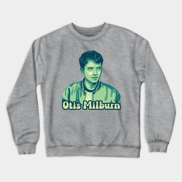 Sex Education - Green Otis Milburn Crewneck Sweatshirt by Slightly Unhinged